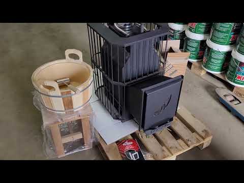 Видео: Обзор дровяной печи Пегас до 16 м3 с термозащитой, дымоходом, сеткой, баком и теплообменником