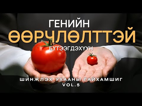 Видео: Генийн өөрчлөлттэй хүнсний бүтээгдхүүн - ШИНЖЛЭХ УХААНЫ ГАЙХАМШИГ