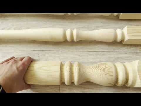 Видео: Монтирую первый раз балясины и перила на втором этаже дачи.