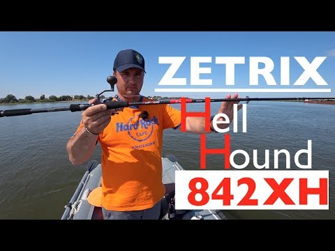 Видео: Обзор-Тест Zetrix HellHound 842XH до 90 грамм. Проверка на мощном течении Волги.