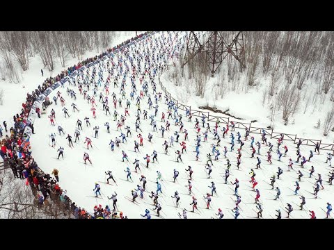 Видео: Праздник Севера! Лыжный Мурманский марафон 2022.