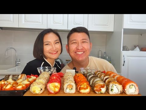 Видео: МУКБАНГ РОЛЛЫ СУШИ . ГОВОРИМ ПРО САЙТЫ ЗНАКОМСТВ😁 mukbang rolls sushi 🍱 не Асмр