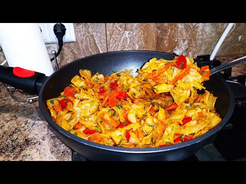 Видео: ТУШЕНАЯ КАПУСТА! Новый Вкусный и СОЧНЫЙ РЕЦЕПТ!