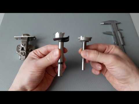 Видео: Сверло форстнера 35 мм. Фреза под мебельную петлю