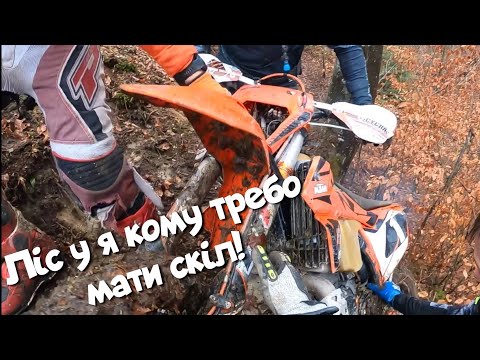 Видео: Прохват с КТМщиками,у суровому лісі!