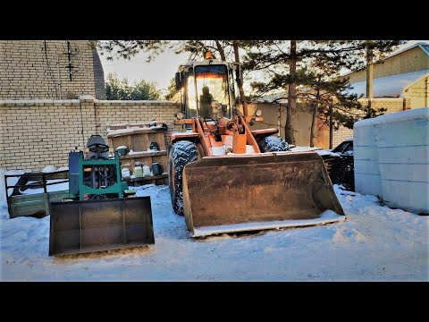 Видео: Самодельный минипогрузчик. Обзор