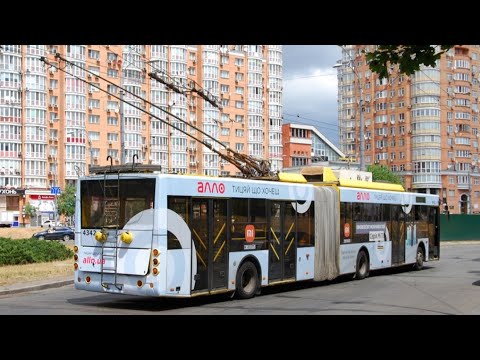 Видео: Киевский троллейбус Богдан T901.10 номер 29 бортовой номер 4342 запись полного маршрута.