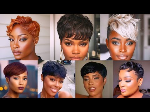 Видео: 🔥100+ великолепных идей коротких стрижек и причесок для темнокожих женщин, не требующих особого у...