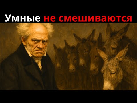 Видео: Почему самые умные избегают социального мира — Артур Шопенгауэр