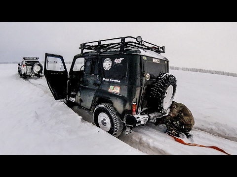 Видео: УАЗы спасают СУПЕР PRADO, и наоборот... (часть 2)