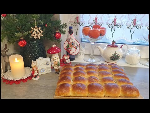 Видео: Сдобные булочки с изюмом к Рождеству!Видео 2023года!