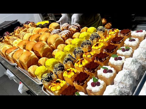 Видео: БЕЗУМИЕ! Этот безумно популярный кубиковый хлеб распродается каждый день | Корейский десерт