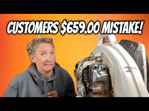 Видео: Ранцевый воздуходув Stihl BR800 X работал без масла. Будет ли он работать? И регулировка карбюрат...