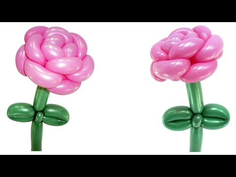 Видео: Роза из воздушных шаров / rose of balloons
