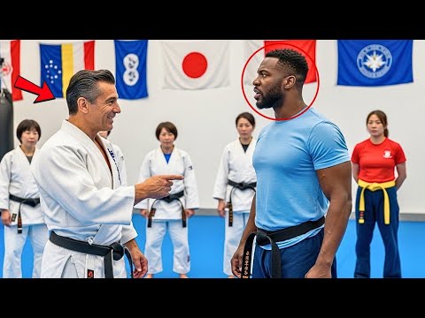 Видео: Черный пояс вызвал черного уборщика на бой «ради развлечения» — то, что произошло, шокировало всех!