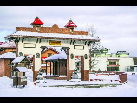 Видео: Этномир - территория, отели, павильоны (Etnomir Park, Russia)