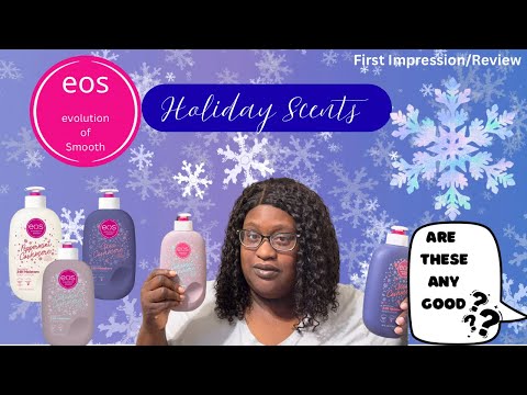Видео: Стоят ли того НОВЫЕ лосьоны EOS Holiday?! | Полное первое впечатление и обзор 🤔🎄🧴❄️🎄🎁