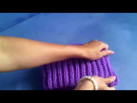 Видео: Шапка объемная с двумя отворотами (Часть2)