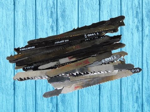 Видео: Что можно сделать из тупых пилок для лобзика! Идея для серьезных мужчин!