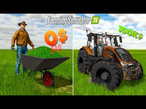 Видео: Выживаю на плоской карте в Farming Simulator 25