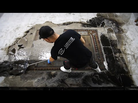 Видео: Стираю ковер из ангара, как БОЛОТНЫЙ МОНСТР👾