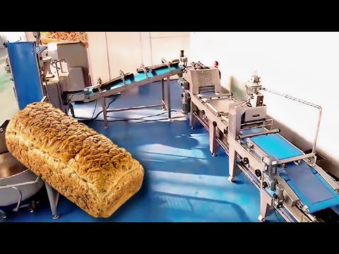Видео: Линия производства хлеба AOCNO (Китай)