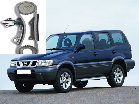 Видео: Меняю цепь ГРМ на NISSAN TERRANO2, двигатель КА24
