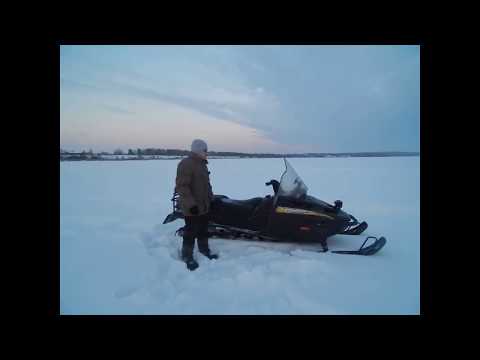 Видео: Снегоход Тайга 500 с форсированным двигателем. Тест.