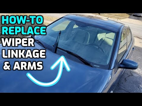 Видео: (2003-2012) Замена рычага и тяги стеклоочистителя Saab 9-3