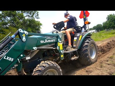 Видео: Рытье дренажной канавы с помощью Summit TX25 — 50-часовой обзор
