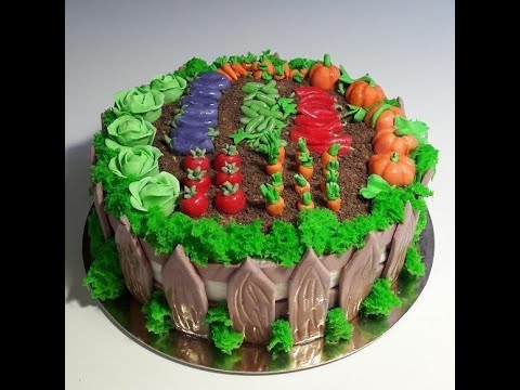 Видео: МК Часть 2🥦🍅 ТОРТ-ОГОРОД с Еленой Челомбитько 🥒🍆🥗 Cake - vegetable garden