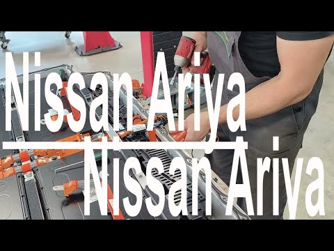 Видео: Nissan Ariya ремонт батареи .