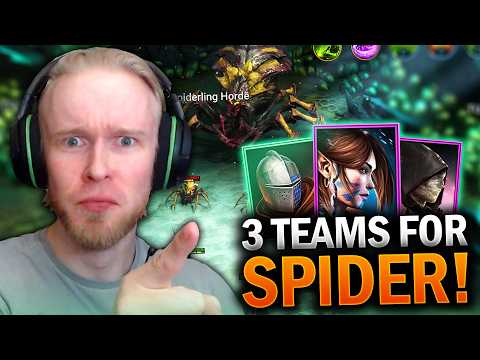 Видео: ВОТ ПОЧЕМУ ВЫ ЗАСТРЯЛИ! — Соберите эти 3 команды для Паука! — Raid Shadow Legends Takeover