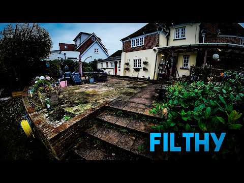 Видео: ШОКИРОВАН результатами мойки под давлением этого 30-летнего нетронутого патио!