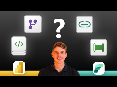 Видео: Конвейер данных против потока данных против ярлыка против блокнота в Microsoft Fabric