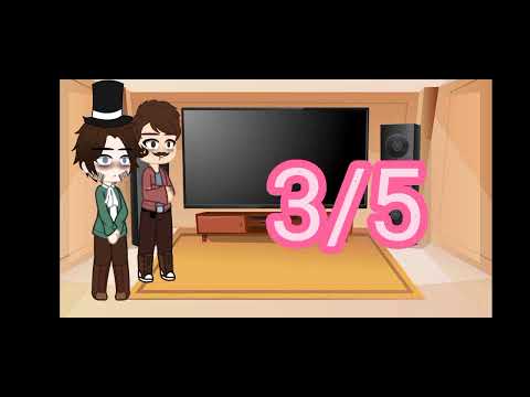 Видео: gacha cute.Реакция писателей на Гоголь это Гоголь из БСД.