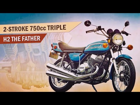 Видео: НАСТОЯЩИЙ H2! САМЫЙ БЕЗУМНЫЙ 2-тактный трёхцилиндровый 750-кубовый мотоцикл под названием Widowma...