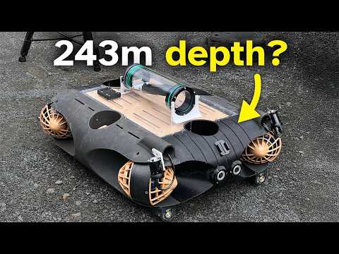 Видео: Наша самодельная подводная лодка исследует затопленную яму на МАКСИМАЛЬНУЮ ГЛУБИНУ (PT3)