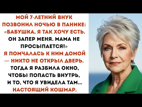 Видео: МОЙ 7-ЛЕТНИЙ ВНУК ПОЗВОНИЛ НОЧЬЮ: «Я ГОЛОДЕН, МАМА НЕ ПРОСЫПАЕТСЯ!» — ТО ЧТО Я УВИДЕЛА, ИЗМЕНИЛО ВСЁ