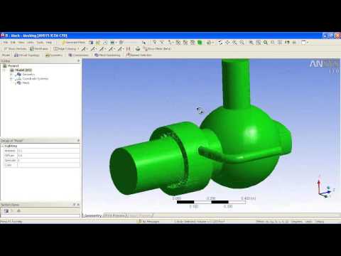 Видео: Эффективное построение сетки в Ansys Workbench