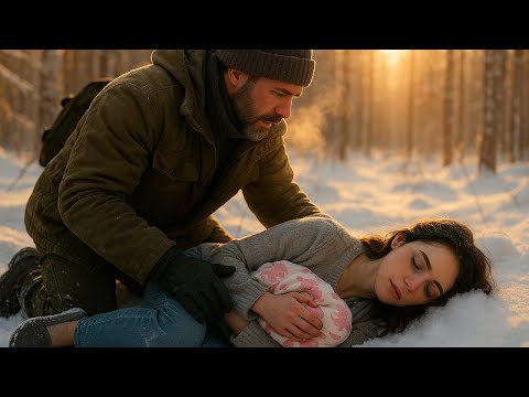 Видео: Охотник увидел замёрзшую женщину в сугробе, а в её руках крепко сжималось детское одеялко и записка…
