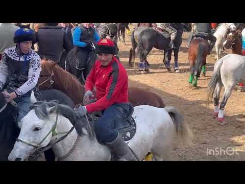 Видео: Рабат болған кызык көкпар Жандарбек атамыздын той көкпарыда салымды болған аттар шабандоздар