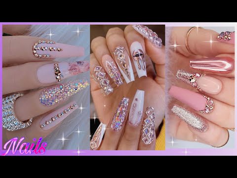 Видео: КРАСИВЫЕ ТРЕНДОВЫЕ ДИЗАЙНЫ НОГТЕЙ | Ногти со стразами | АКРИЛОВЫЕ НОГТИ | Модные ногти