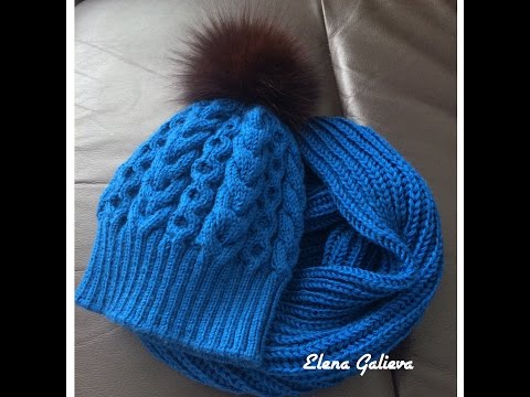 Видео: Снуд спицами. Объемной резинкой. Вяжем вместе. Мастер-класс.