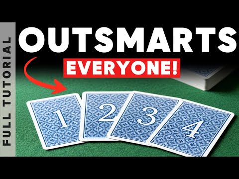 Видео: Карточный фокус, который никто не может объяснить (ЧЕТЫРЕ раза!)