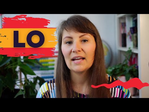 Видео: Что значит испанское слово lo?