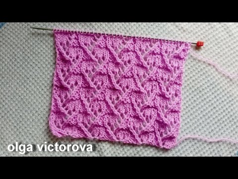 Видео: Из новенького. Ажурный узор 586 #Узорыспицами