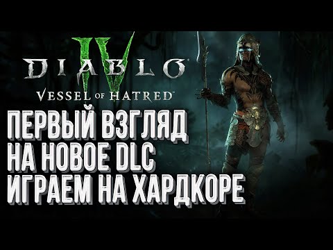 Видео: [СТРИМ] Первый взгляд на новое DLC: Игра на хардкоре Diablo IV Vessel of Hatred