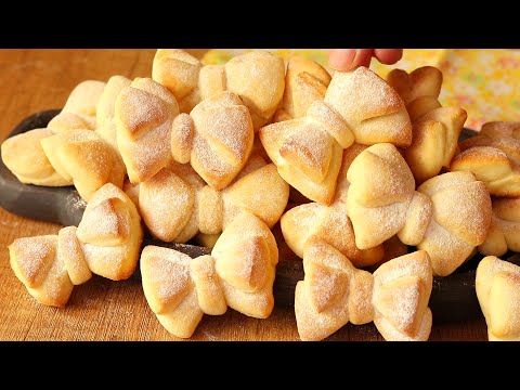 Видео: УЛЁТНЫЕ БАНТИКИ Нежное ПЕЧЕНЬЕ на Йогурте. Вкусное Печенье к ЧАЮ!