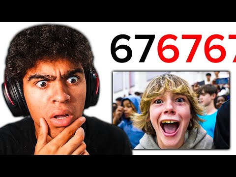 Видео: Реакция короля Саммелота на «67 — на самом деле безумное число»